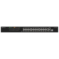 Ruijie Networks RG-ES126FGS-P switch No administrado L2 Gigabit Ethernet (10/100/1000) Energía sobre Ethernet (PoE) Negro