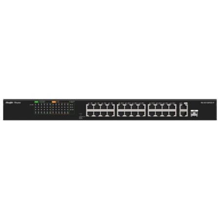 Ruijie Networks RG-ES126FGS-P switch No administrado L2 Gigabit Ethernet (10/100/1000) Energía sobre Ethernet (PoE) Negro