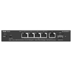 Ruijie Networks RG-ES206MG-P switch Gestionado L2 2.5G Ethernet (100/1000/2500) Energía sobre Ethernet (PoE) Montaje en pared/es
