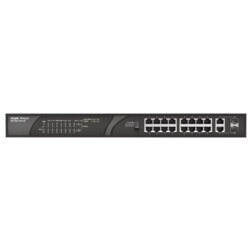 Ruijie Networks RG-ES118S-LP switch No administrado Fast Ethernet (10/100) Energía sobre Ethernet (PoE) Negro