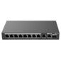 Ruijie Networks RG-ES210GS-P switch Gestionado L2 Gigabit Ethernet (10/100/1000) Energía sobre Ethernet (PoE) Negro