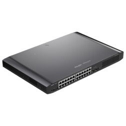 Ruijie Networks RG-ES226GC-P switch Gestionado L2 Gigabit Ethernet (10/100/1000) Energía sobre Ethernet (PoE) Negro