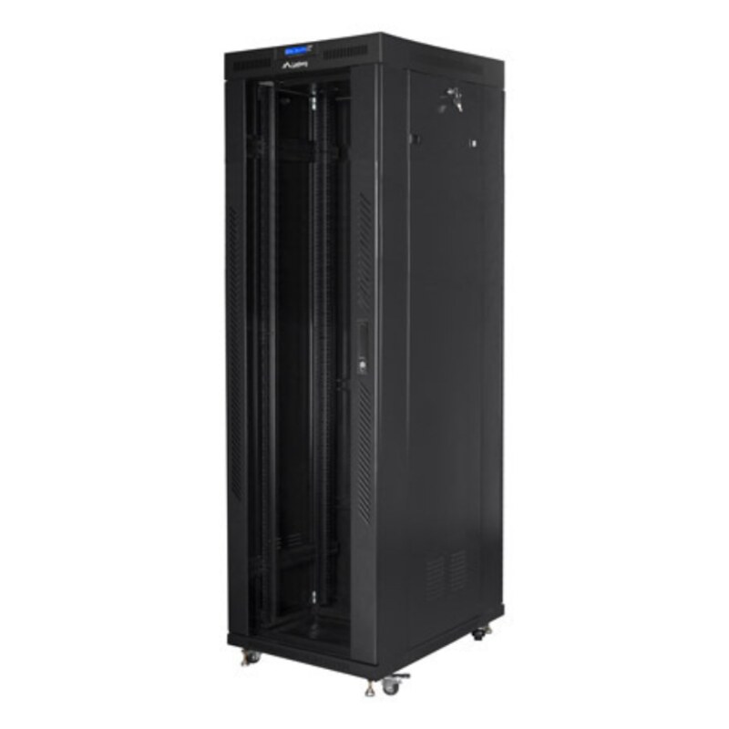 Lanberg FF01-8842-12BL armario rack 42U Rack o bastidor independiente Negro