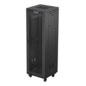 Lanberg FF01-6637-23BL armario rack 37U Rack o bastidor independiente Negro