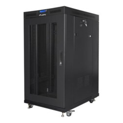 Lanberg FF01-8022-23BL armario rack 22U Rack o bastidor independiente Negro