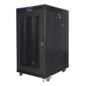Lanberg FF01-8022-23BL armario rack 22U Rack o bastidor independiente Negro