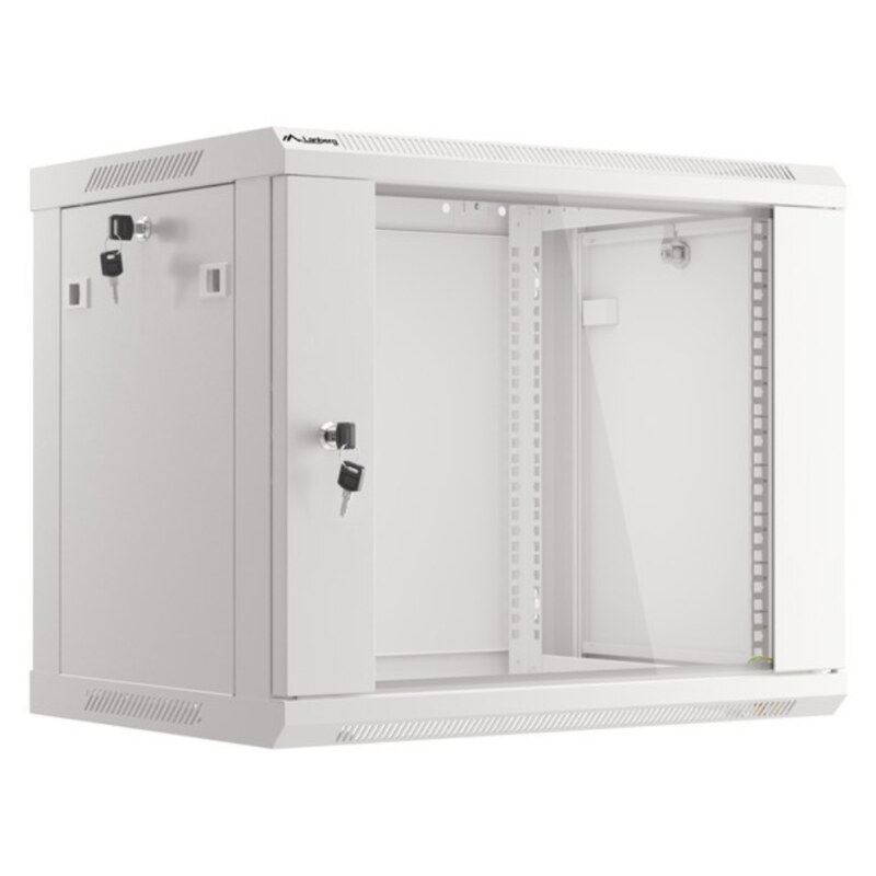 Lanberg WF01-6409-10S armario rack 9U Bastidor de pared Gris