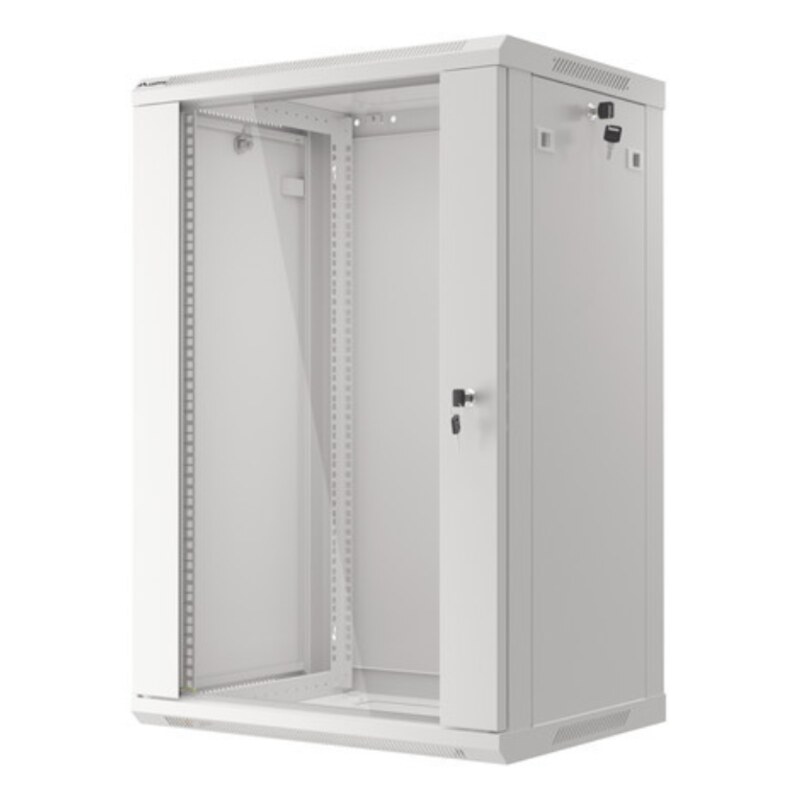 Lanberg WF01-6418-10S armario rack 18U Bastidor de pared Gris
