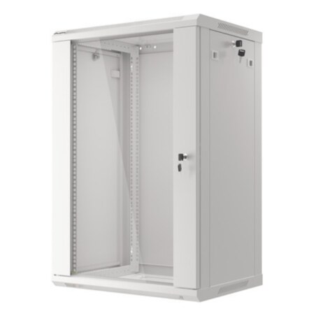 Lanberg WF01-6418-10S armario rack 18U Bastidor de pared Gris