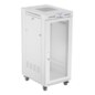 Lanberg FF01-6827-23SL armario rack 27U Bastidor para instalación en suelo Gris