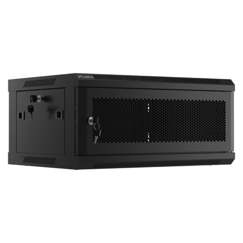 Lanberg WF01-6404-23B armario rack 4U Bastidor de pared Negro