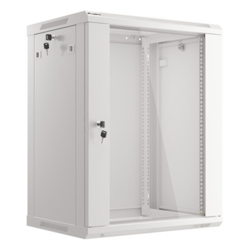 Lanberg WF01-6415-10S armario rack 15U Bastidor de pared Gris