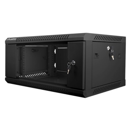 Lanberg WF01-6404-10B armario rack 4U Bastidor de pared Negro