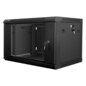 Lanberg WF01-6406-10B armario rack 6U Bastidor de pared Negro