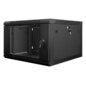 Lanberg WF01-6606-10B armario rack 6U Bastidor de pared Negro