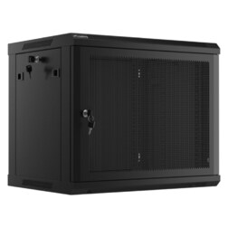 Lanberg WF01-6409-23B armario rack 9U Bastidor de pared Negro