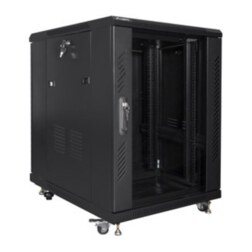 Lanberg FF01-6815-12B armario rack 15U Rack o bastidor independiente Negro