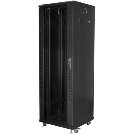 Lanberg FF01-6637-12B armario rack 37U Rack o bastidor independiente Negro