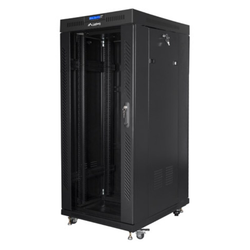 Lanberg FF01-8037-12BL armario rack 37U Rack o bastidor independiente Negro