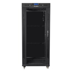 Lanberg FF01-8822-12BL armario rack 22U Rack o bastidor independiente Negro