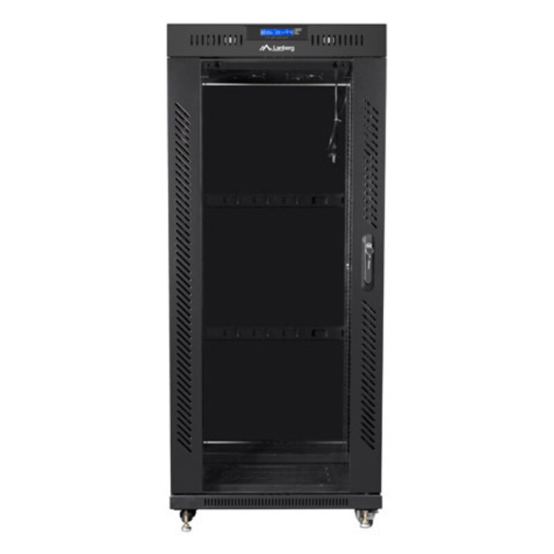 Lanberg FF01-8822-12BL armario rack 22U Rack o bastidor independiente Negro