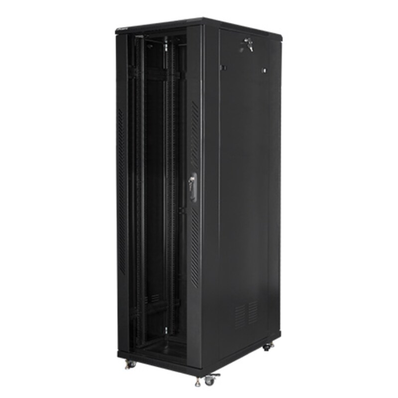 Lanberg FF01-8042-12B armario rack 42U Rack o bastidor independiente Negro