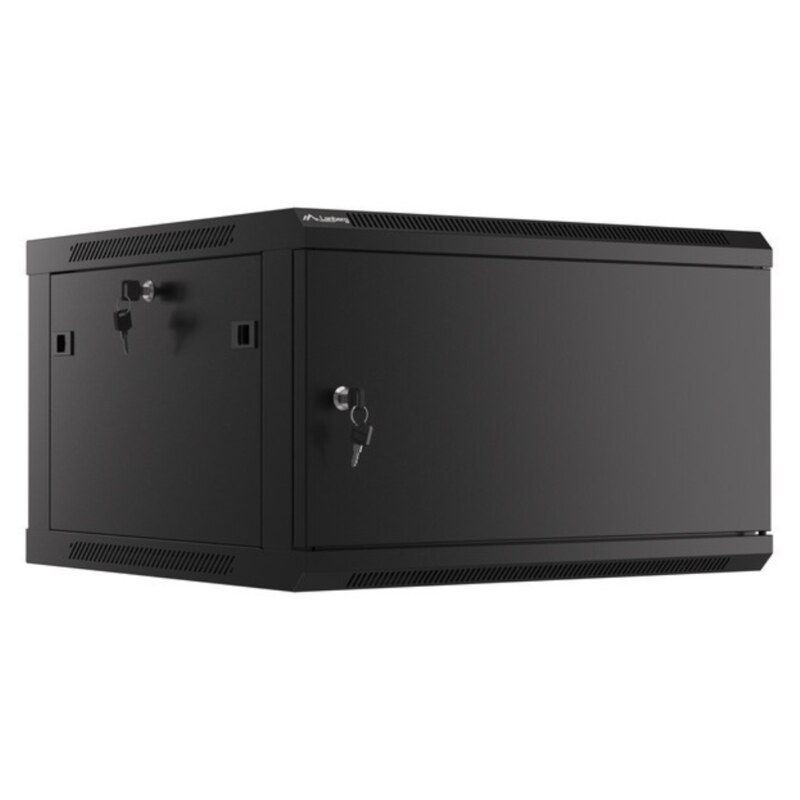 Lanberg WF01-6606-00B armario rack 6U Bastidor de pared Negro