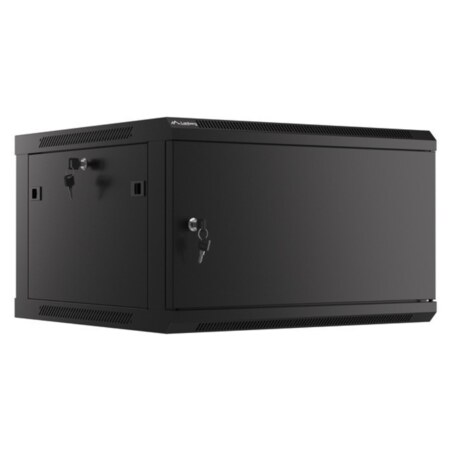 Lanberg WF01-6606-00B armario rack 6U Bastidor de pared Negro