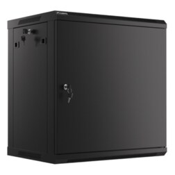 Lanberg WF01-6412-00B armario rack 12U Bastidor de pared Negro