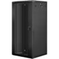 Lanberg WF01-6627-10B armario rack 27U Bastidor de pared Negro
