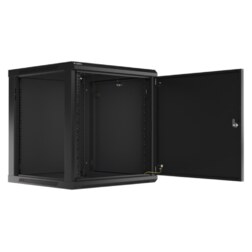 Lanberg WF01-6612-00B armario rack 12U Bastidor de pared Negro