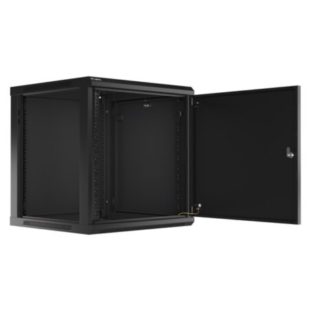 Lanberg WF01-6612-00B armario rack 12U Bastidor de pared Negro