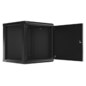 Lanberg WF01-6612-00B armario rack 12U Bastidor de pared Negro