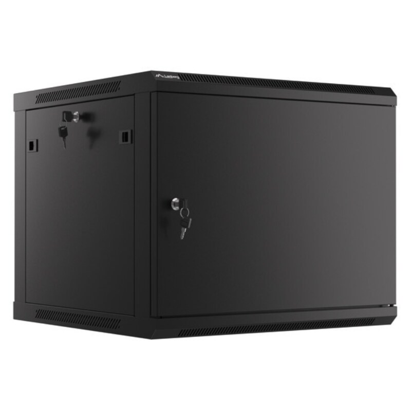 Lanberg WF01-6609-00B armario rack 9U Bastidor de pared Negro