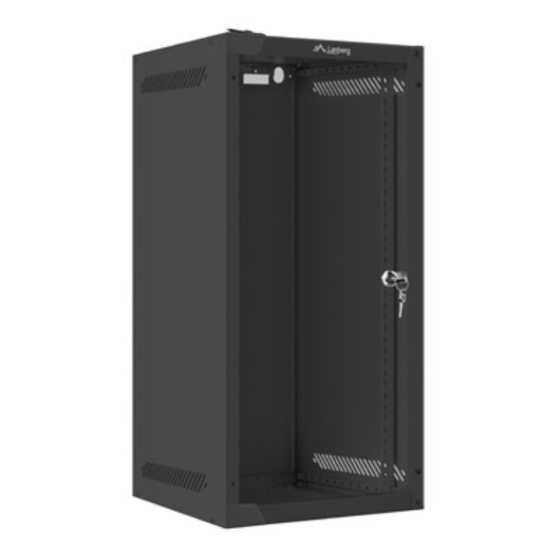 Lanberg WF10-2312-10B armario rack 12U Bastidor de pared Negro