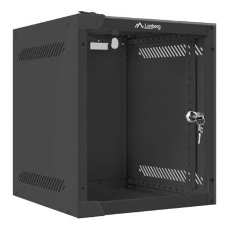 Lanberg WF10-2306-10B armario rack 6U Bastidor de pared Negro