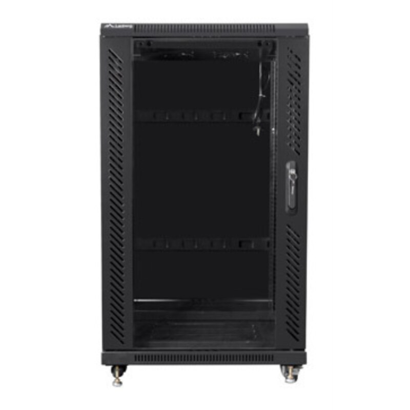 Lanberg FF01-6622-12B armario rack 22U Rack o bastidor independiente Negro