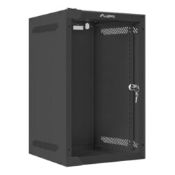 Lanberg WF10-2309-10B armario rack 9U Bastidor de pared Negro