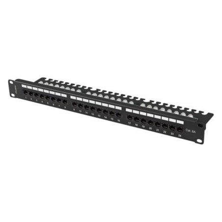 Lanberg PPUA-1124-B panel de parcheo 1U