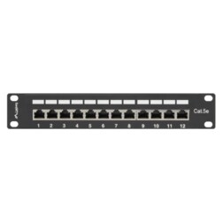 Lanberg PPF5-9012-B panel de parcheo 1U