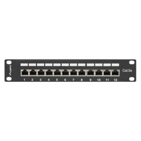 Lanberg PPF5-9012-B panel de parcheo 1U