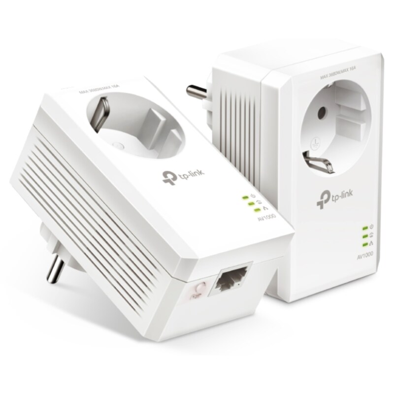 TP-Link TL-PA7017P KIT adaptador de red PowerLine 1000 Mbit/s Ethernet Blanco 2 pieza(s)