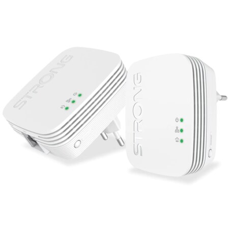 Strong Powerline 600 Duo Mini 600 Mbit/s Ethernet Blanco 2 pieza(s)