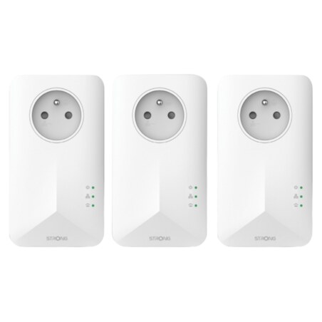 Strong Powerline 1000 1000 Mbit/s Ethernet Blanco 3 pieza(s)