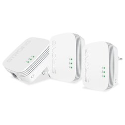 Strong Powerline 600 Triple Pack Mini 600 Mbit/s Ethernet Blanco 3 pieza(s)