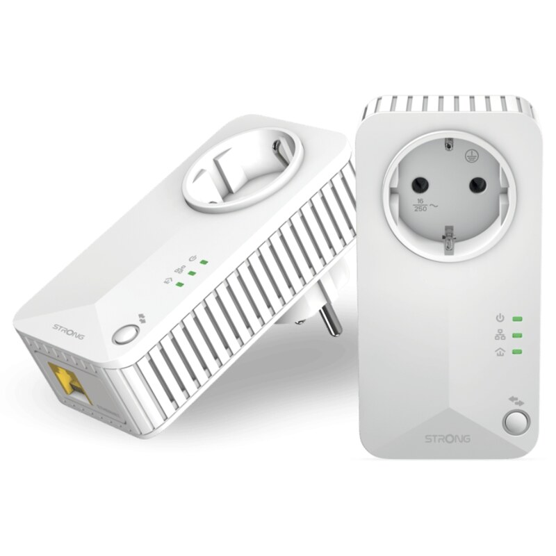 Strong Powerline 600 Duo 600 Mbit/s Ethernet Blanco 2 pieza(s)