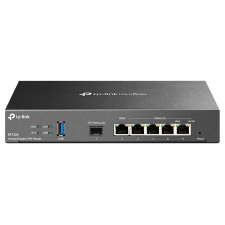 TP-Link Omada ER7206 router Gigabit Ethernet Negro