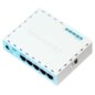 Mikrotik RB750GR3 router Gigabit Ethernet Turquesa, Blanco
