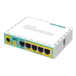 Mikrotik hEX PoE lite router Ethernet rápido Blanco