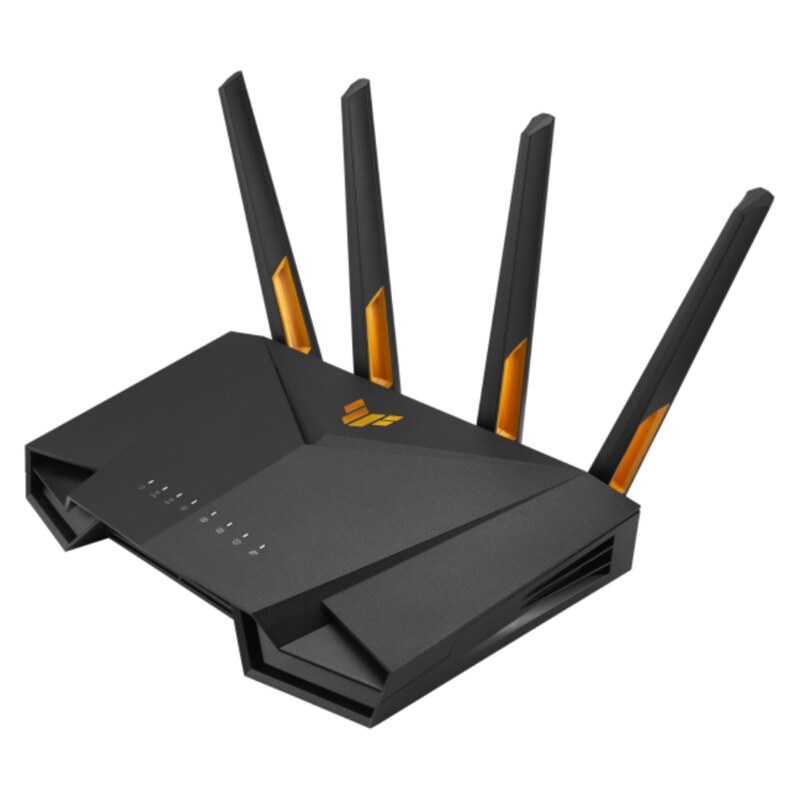 ASUS TUF Gaming AX3000 V2 router inalámbrico Gigabit Ethernet Doble banda (2,4 GHz / 5 GHz) Negro, Naranja